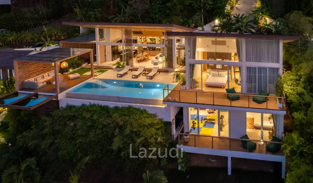 Modern Villa with Ocean View in Bang Por Ko Samui