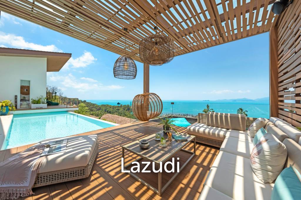 Modern Villa with Ocean View in Bang Por Ko Samui