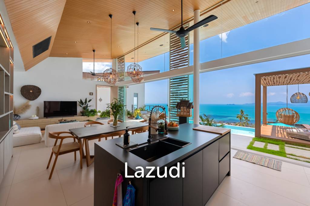 Modern Villa with Ocean View in Bang Por Ko Samui