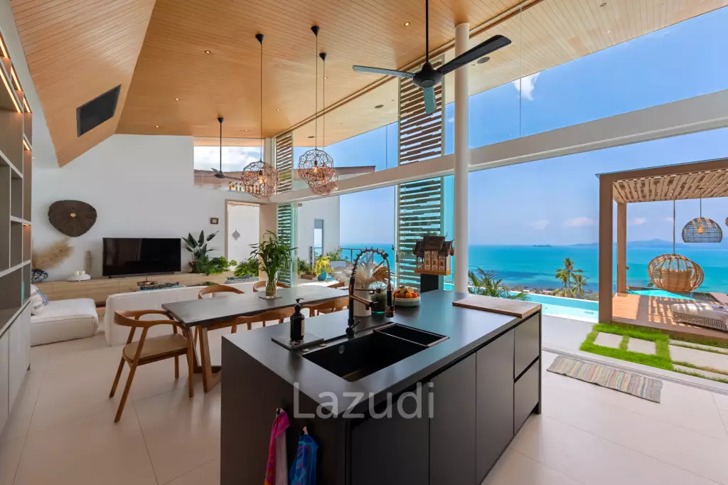 Modern Villa with Ocean View in Bang Por Ko Samui