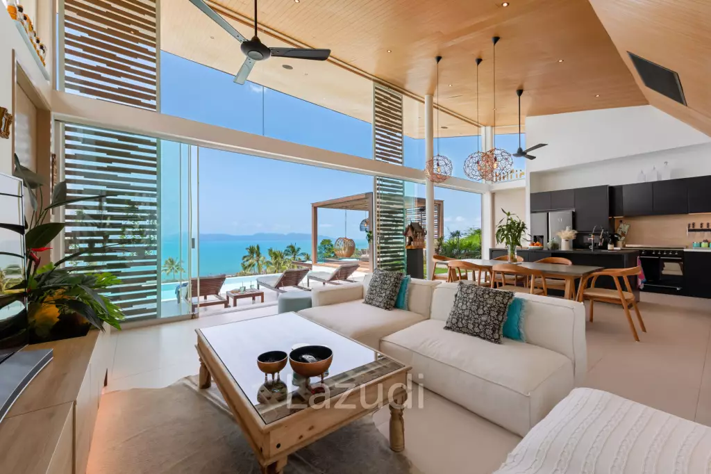 Modern Villa with Ocean View in Bang Por Ko Samui
