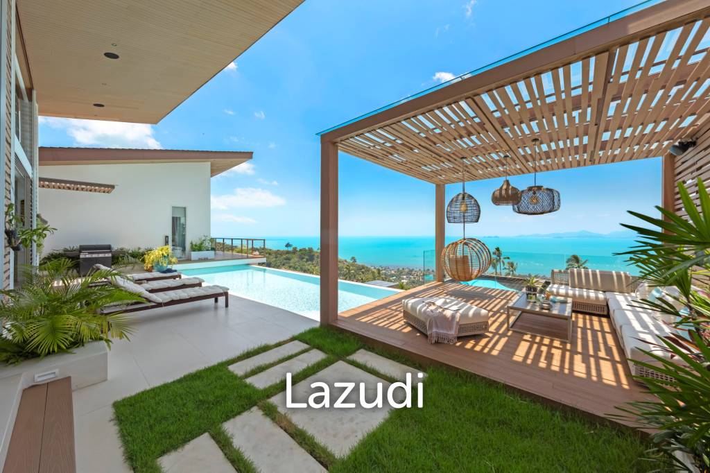 Modern Villa with Ocean View in Bang Por Ko Samui