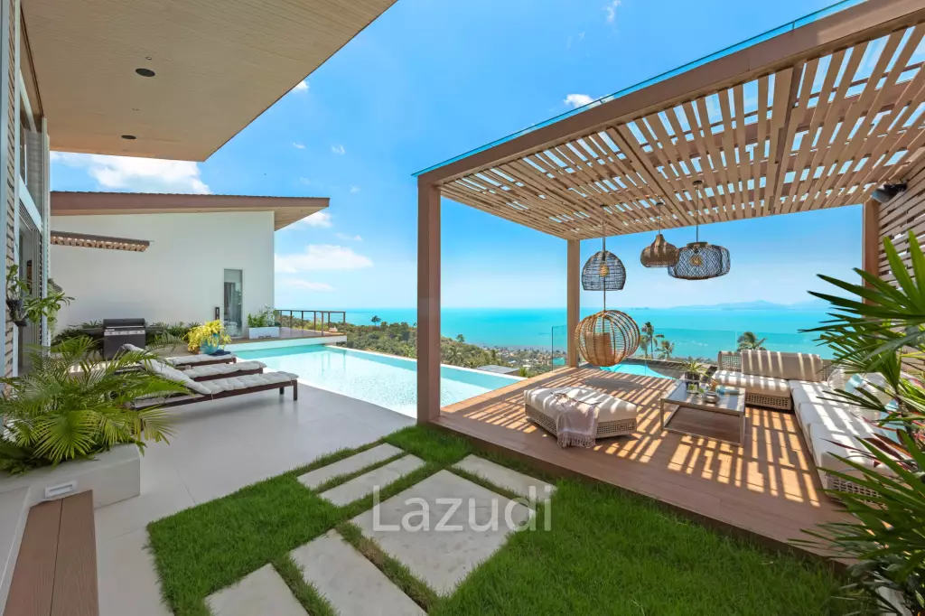 Modern Villa with Ocean View in Bang Por Ko Samui