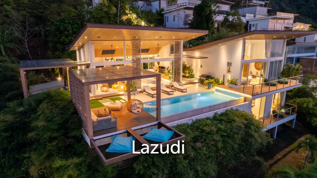 Modern Villa with Ocean View in Bang Por Ko Samui