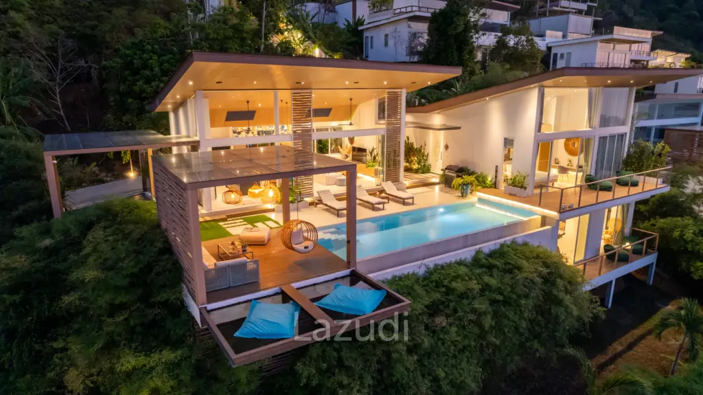 Modern Villa with Ocean View in Bang Por Ko Samui