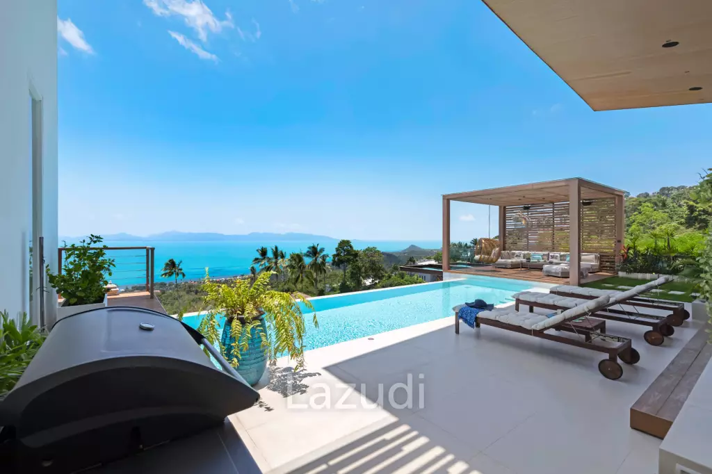 Modern Villa with Ocean View in Bang Por Ko Samui