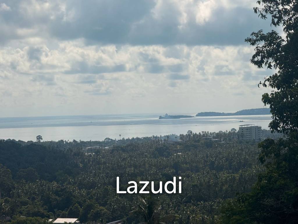 Land for Sale 3 Rai in Mae Nam, Ko Samui – Sea & Mountain Views
