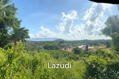 Land for Sale 3 Rai in Mae Nam, Ko Samui – Sea & Mountain Views