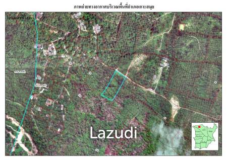 Land for Sale 3 Rai in Mae Nam, Ko Samui – Sea & Mountain Views