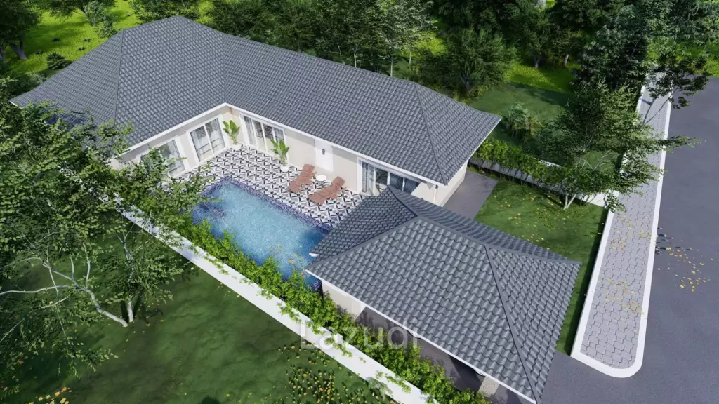 197 sqm modern pool villa in Thap Tai Hua Hin