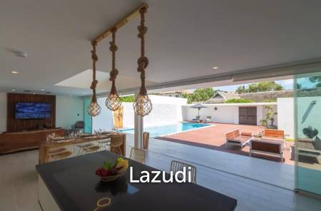 Modern 3-Bedroom Villa for Rent in the Heart of Bang Rak, Koh Samui