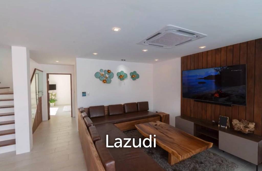 Modern 3-Bedroom Villa for Rent in the Heart of Bang Rak, Koh Samui