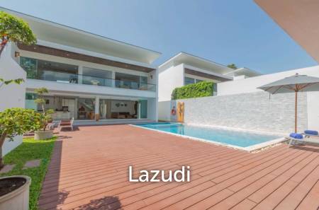 Modern 3-Bedroom Villa for Rent in the Heart of Bang Rak, Koh Samui