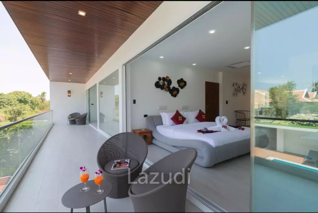 Modern 3-Bedroom Villa for Rent in the Heart of Bang Rak, Koh Samui