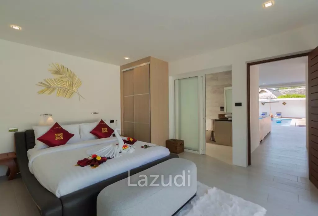 Modern 3-Bedroom Villa for Rent in the Heart of Bang Rak, Koh Samui