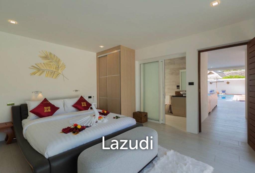 Modern 3-Bedroom Villa for Rent in the Heart of Bang Rak, Koh Samui