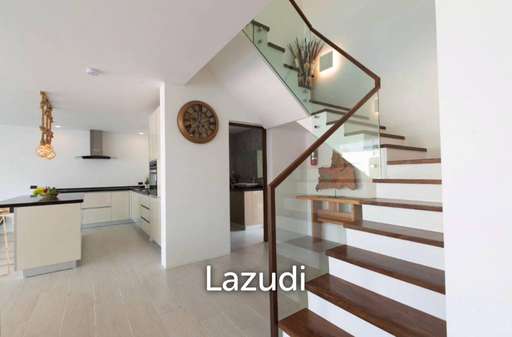 Modern 3-Bedroom Villa for Rent in the Heart of Bang Rak, Koh Samui