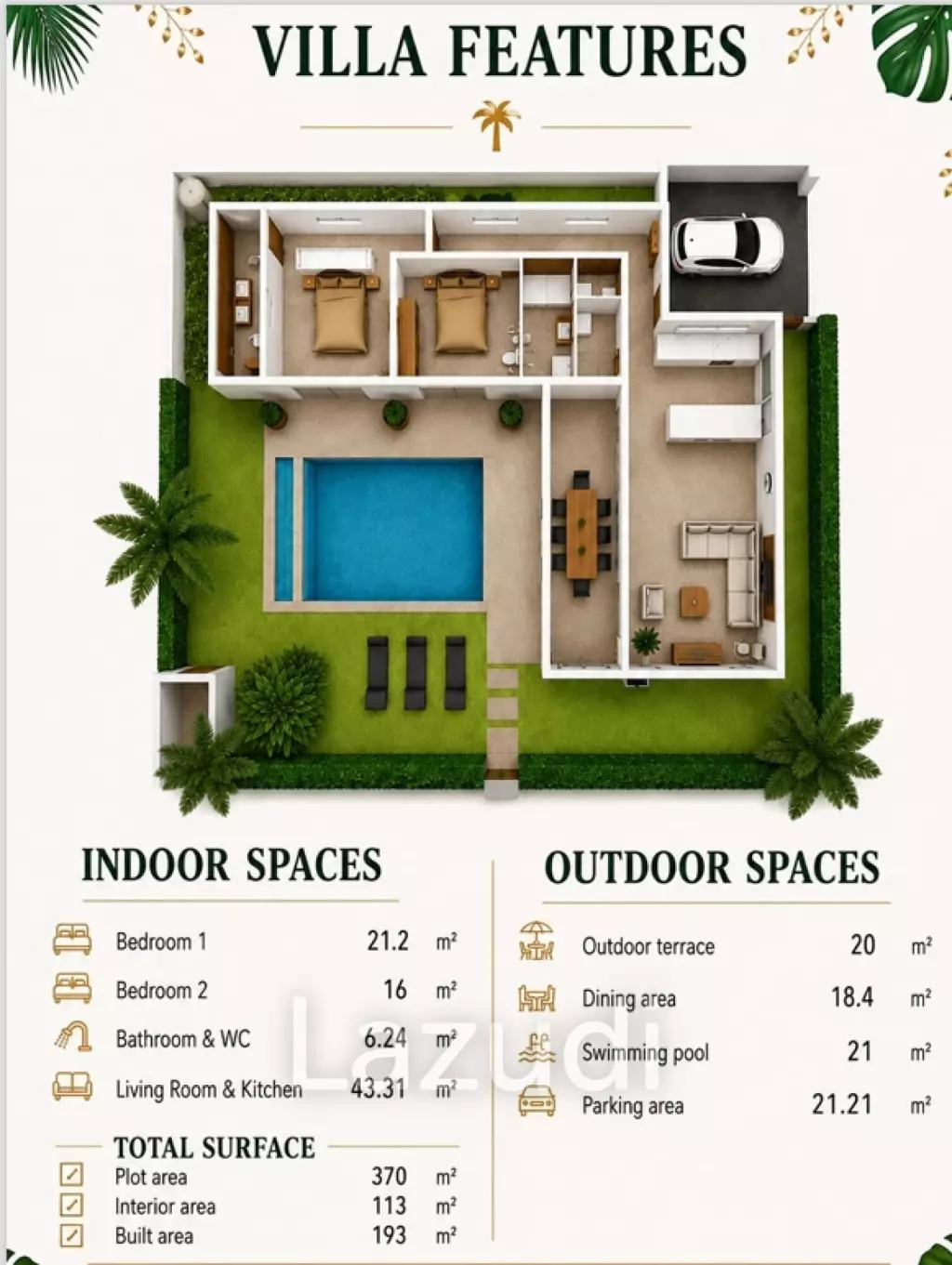 Chana Village – 2 Bedroom Pool Villas in Na Mueang, Ko Samui