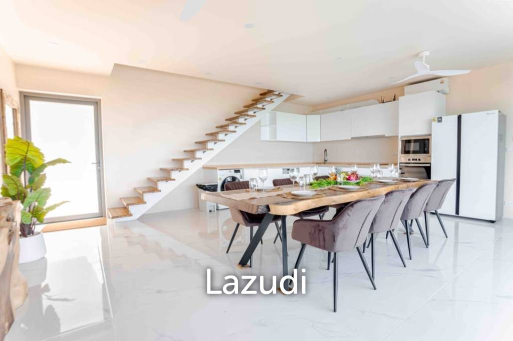 4-Bedroom Villa with Panoramic Ocean & Sunset Views – Bang Makham, Koh Samui