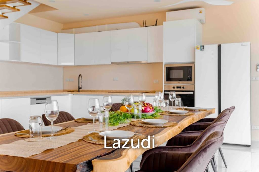 4-Bedroom Villa with Panoramic Ocean & Sunset Views – Bang Makham, Koh Samui