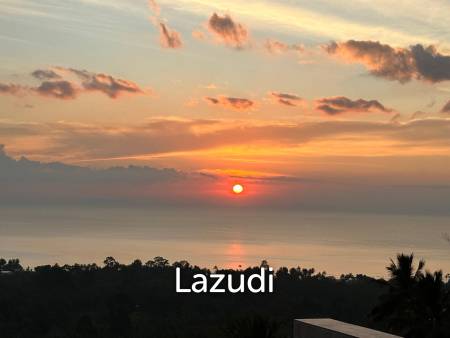 4-Bedroom Villa with Panoramic Ocean & Sunset Views – Bang Makham, Koh Samui