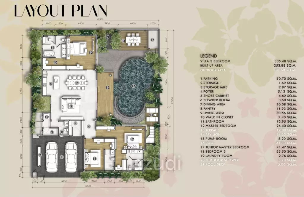 3 Bed 4 Bath 335 SQ.M Erawana Creek