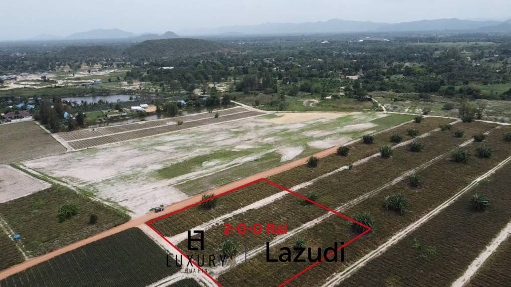Земельный участок 2 Rai на продажу в Thap Tai Hua Hin