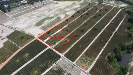 Prime Freehold 2 Rai Land in Thap Tai Hua Hin for Sale
