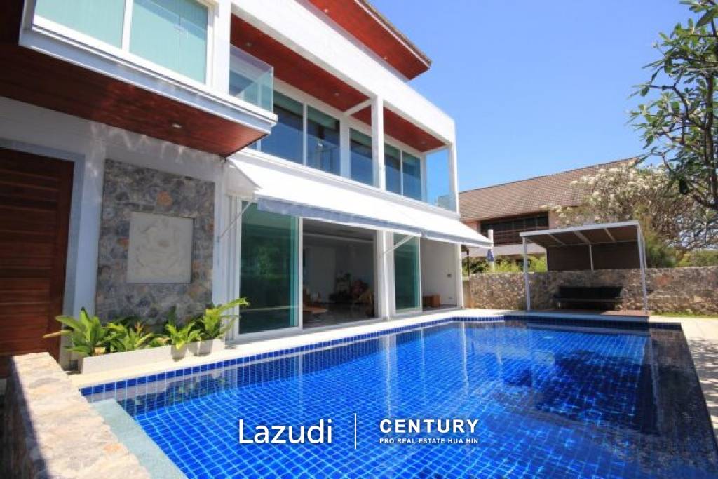 High quality newly built Beachfront 3 story 3 Bed pool villa