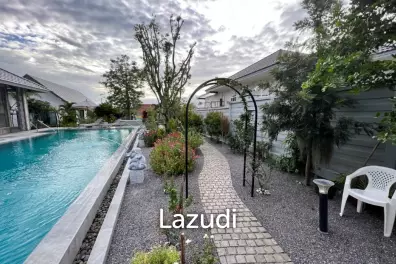 Great Modern Lanna design and quality pool Villa on Large land plot