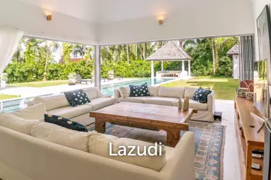 Spacious 5-bedroom pool villa for rent, just 500m from Bangtao Beach