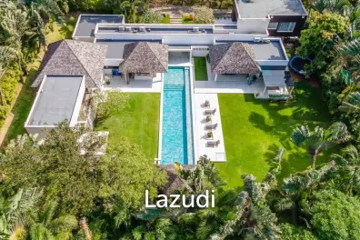Spacious 5-bedroom pool villa for rent, just 500m from Bangtao Beach