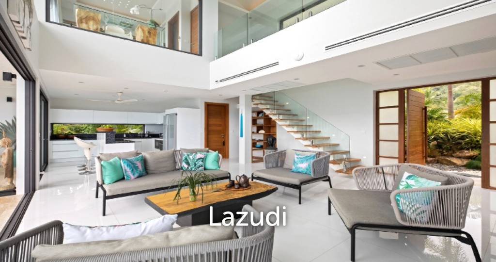 Luxury Ocean View Villa on Expansive 2,100 sqm Plot in Bang Por