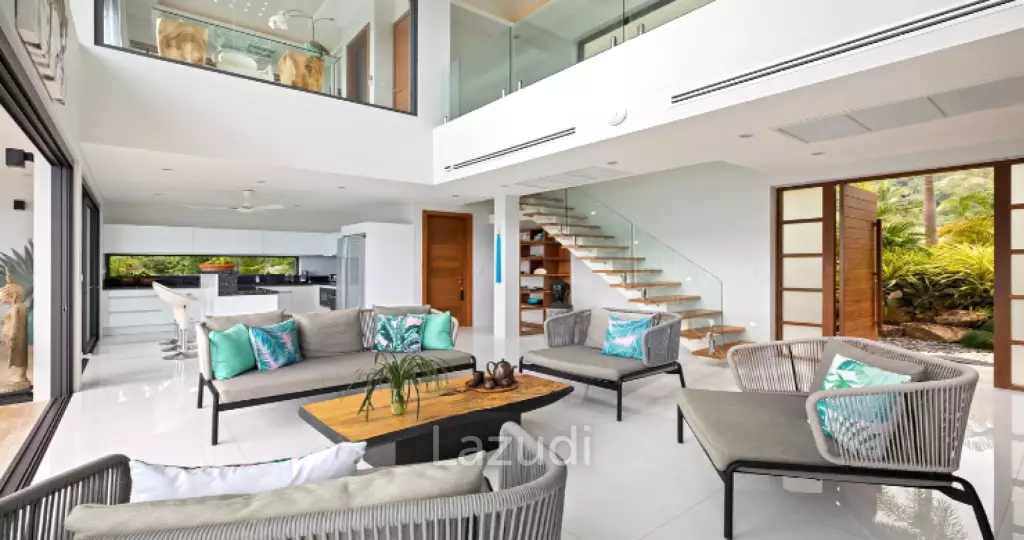 Luxury Ocean View Villa on Expansive 2,100 sqm Plot in Bang Por