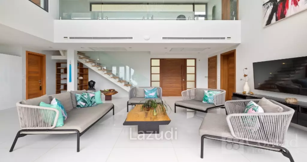 Luxury Ocean View Villa on Expansive 2,100 sqm Plot in Bang Por