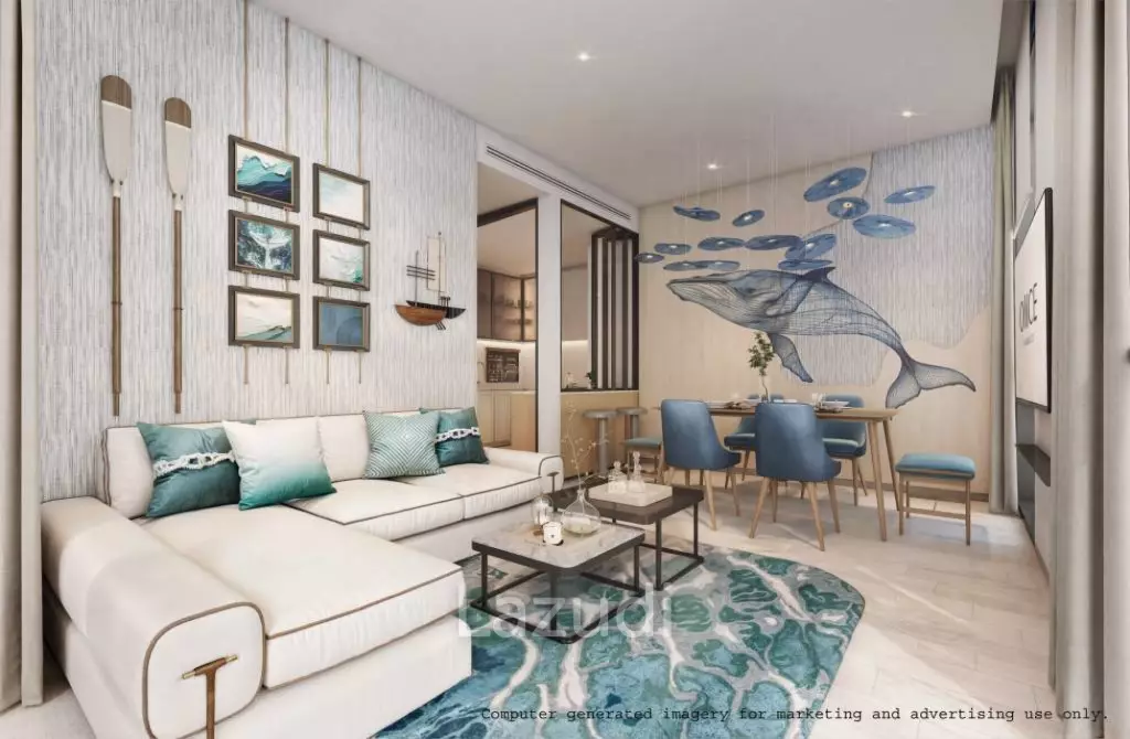 1 Bedroom 1 Bathroom 34.30 SQ.M. Once Wongamat