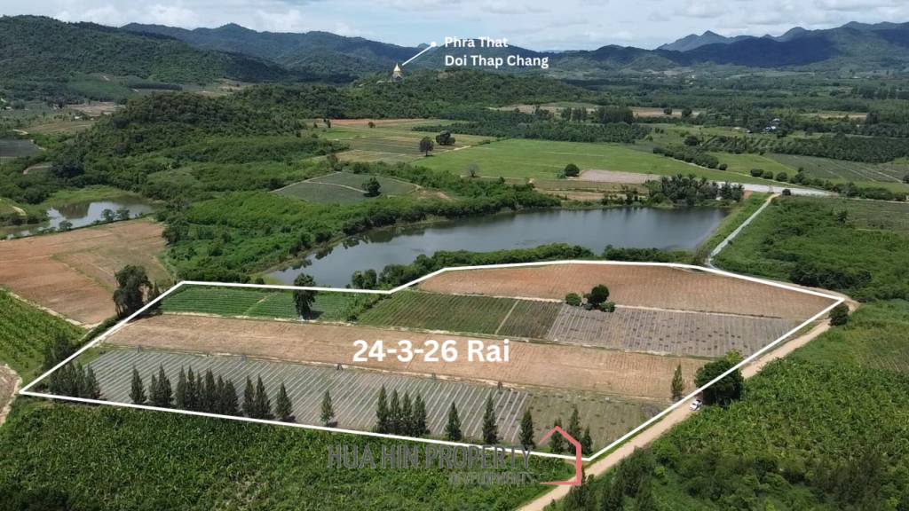 Expansive Freehold Land 24-3-26 Rai in Nong Phlap Hua Hin