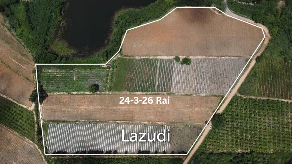 Expansive Freehold Land 24-3-26 Rai in Nong Phlap Hua Hin