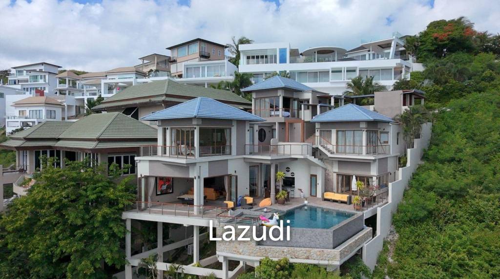 Panoramic Sea View Villa Just 200m from Thongson Beach