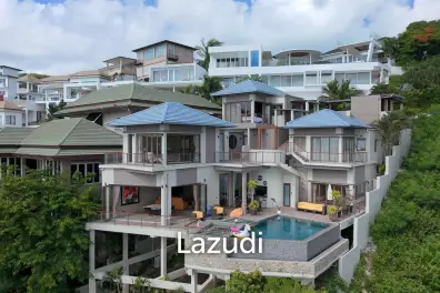 Panoramic Sea View Villa Just 200m from Thongson Beach