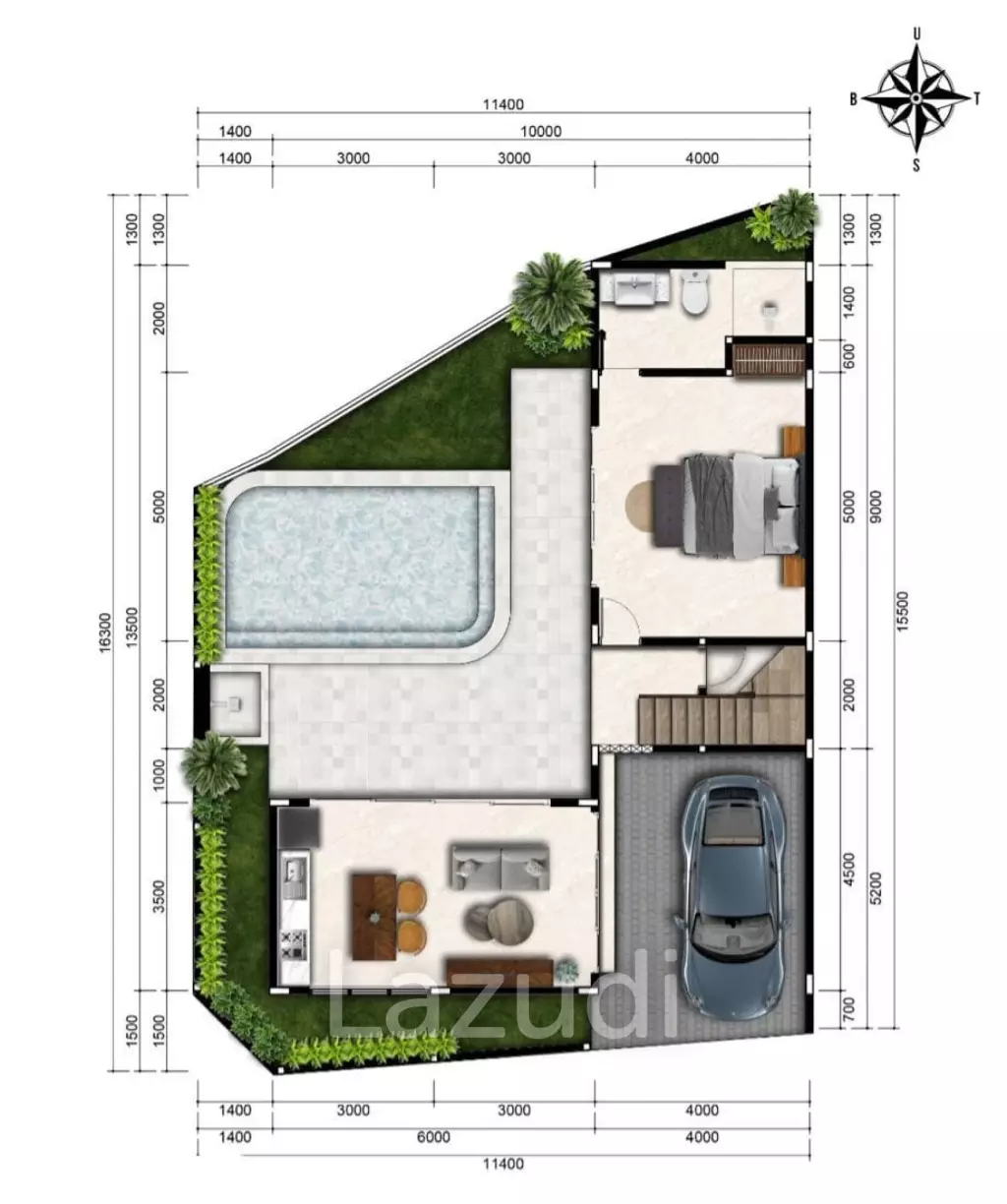 Ocean View Leasehold Villa 100m from Mengening Beach Cemagi Bali