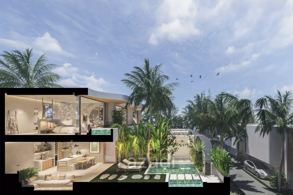 Ocean View One Bedroom Leasehold Villa in Pecatu Bali