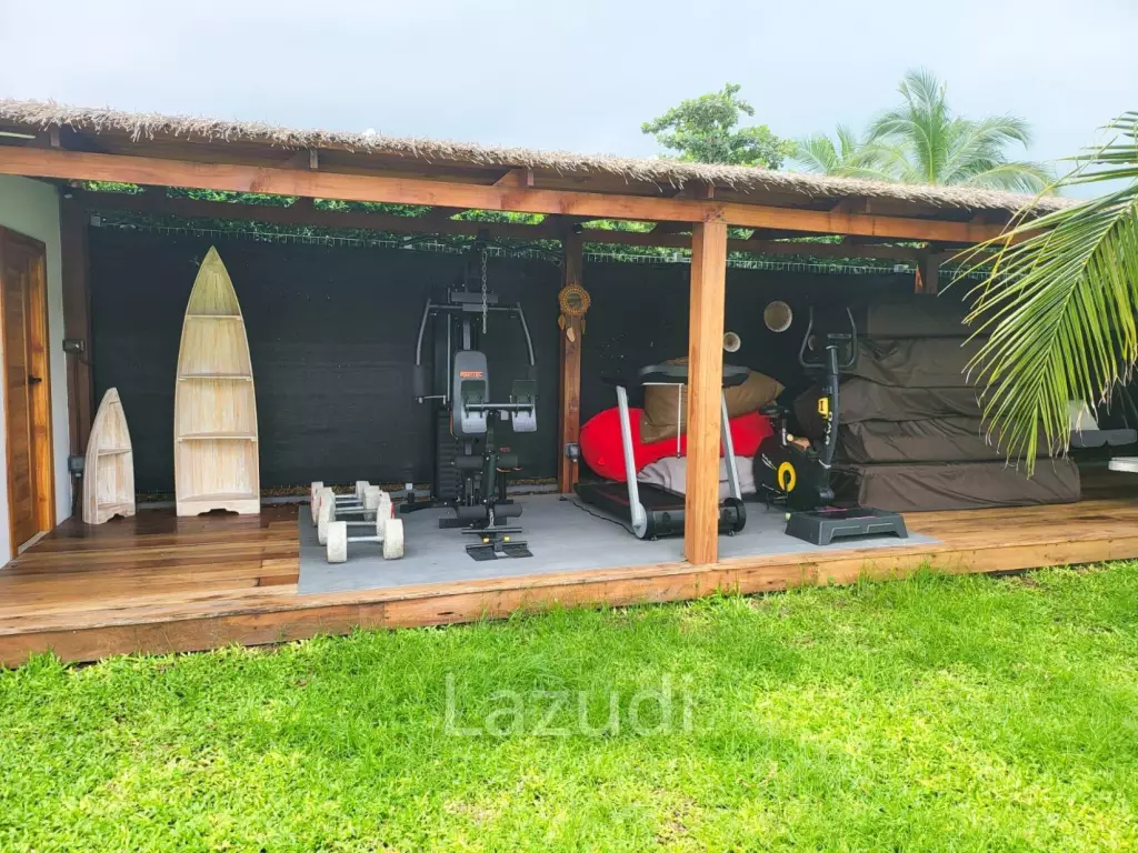 Beachfront 4-Bedroom Villa in Plai Laem– Sunset Views & Private Pool