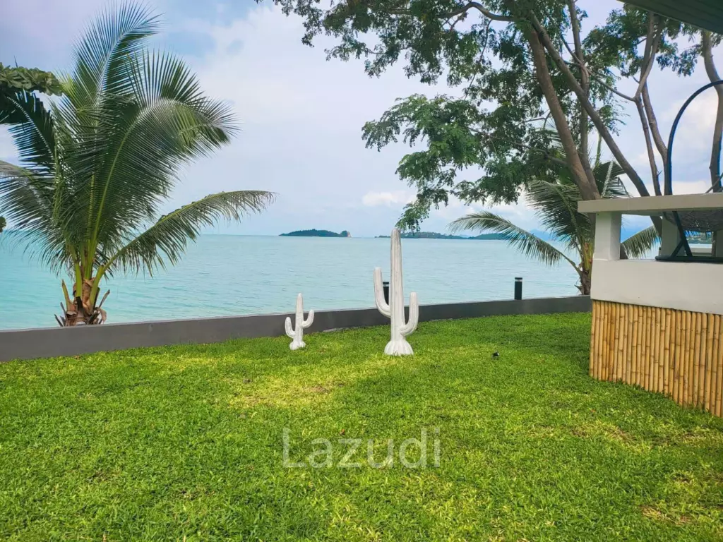 Beachfront 4-Bedroom Villa in Plai Laem– Sunset Views & Private Pool