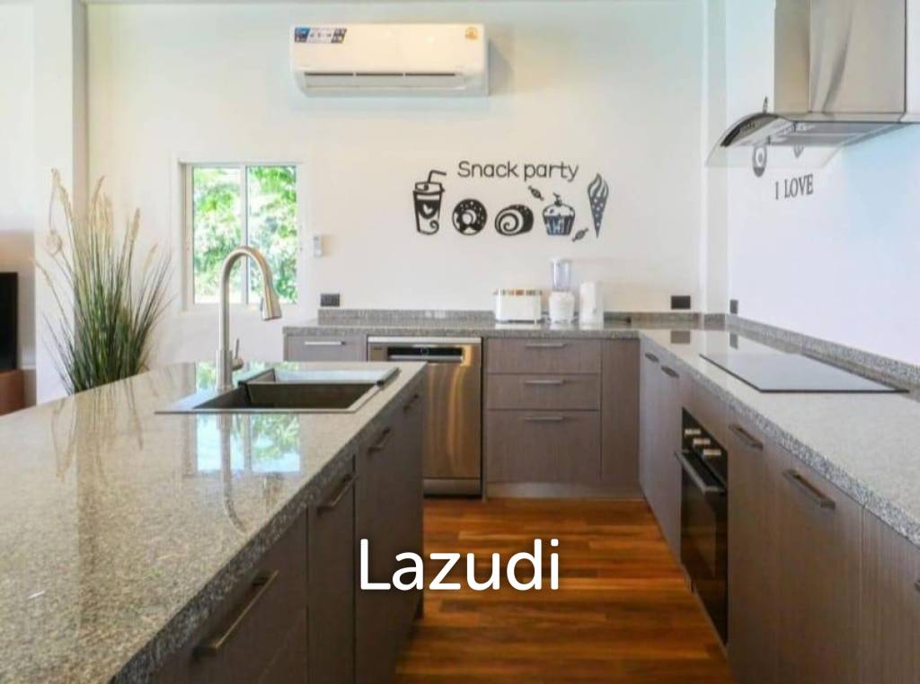 Beachfront 4-Bedroom Villa in Plai Laem– Sunset Views & Private Pool