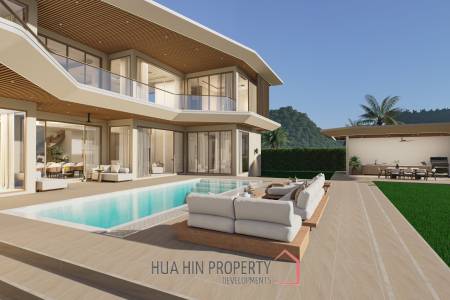 4 Beds 5 Baths 810 SQ.M Serene Villa Hua Hin