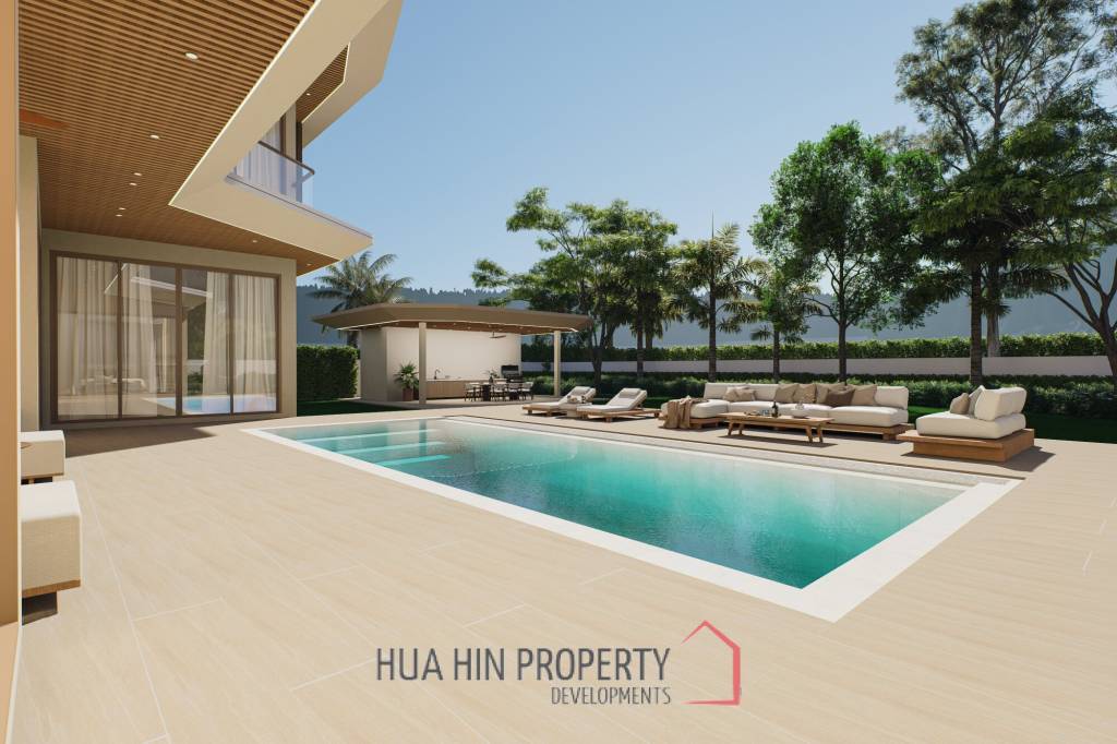 4 Beds 5 Baths 810 SQ.M Serene Villa Hua Hin