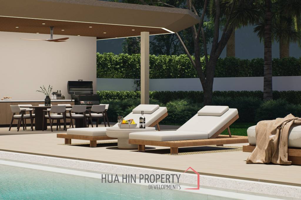 4 Beds 5 Baths 810 SQ.M Serene Villa Hua Hin