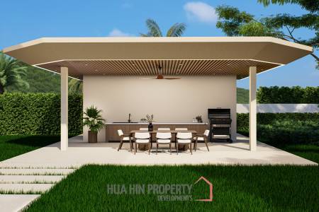 4 Beds 5 Baths 810 SQ.M Serene Villa Hua Hin