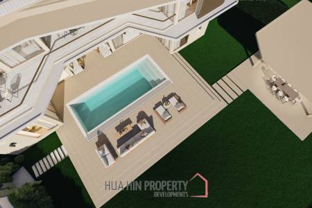 4 Beds 5 Baths 810 SQ.M Serene Villa Hua Hin